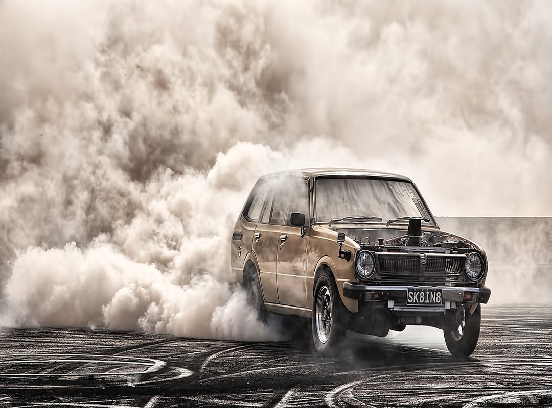 luxifer burnout car wallpaper